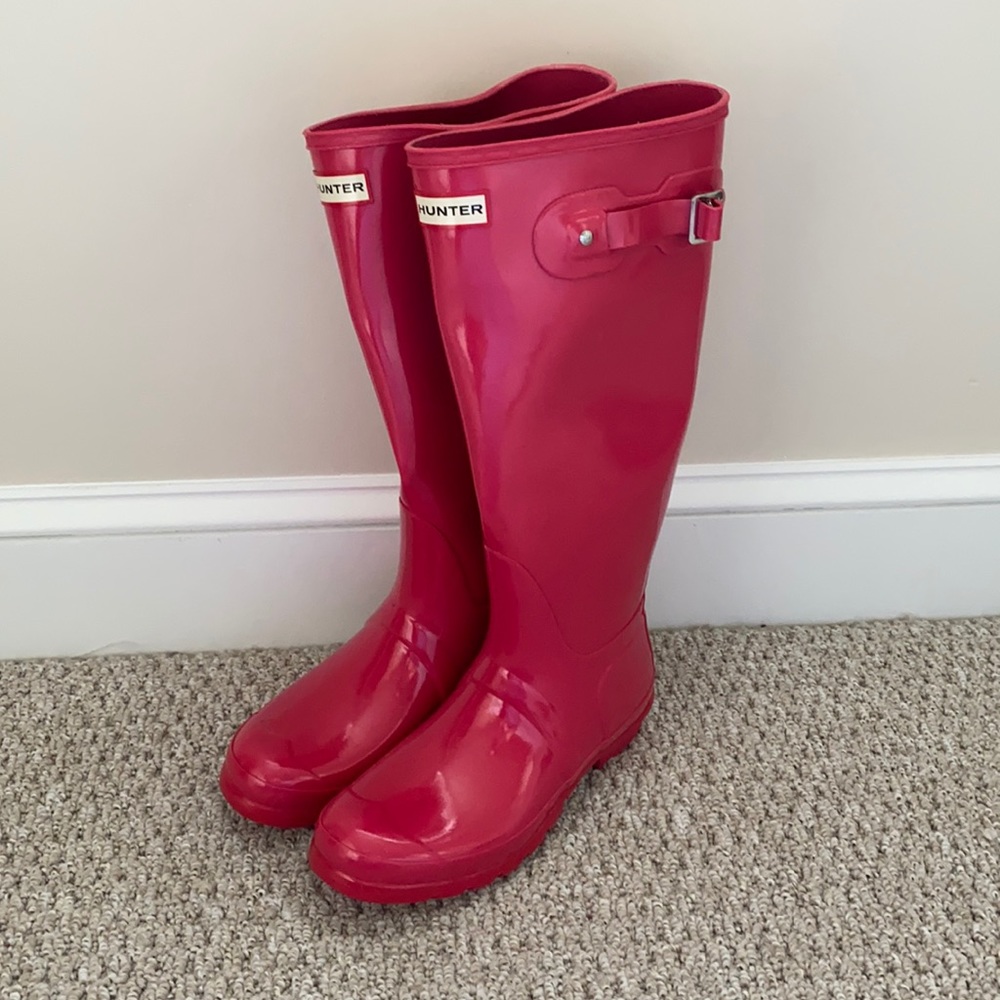 Pink Hunter Boots